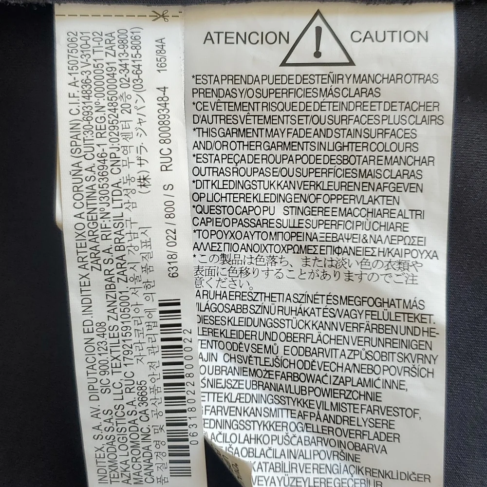 Zara Basic Outer ware faux suede jacket NWOT - Picture 13 of 13